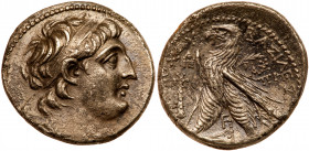 Seleukid Kingdom. Antiochos VII Euergetes. Silver Tetradrachm (13.65 g), 138-129 BC. VF