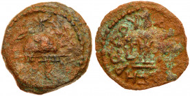 Judea. Herodian Dynasty. Herod I The Great. AE 8 prutot (5.53g), 40-4 BCE. Year 3