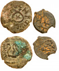 Judea. Herodian Dynasty. Herod I The Great. Group of 3 Bronzes