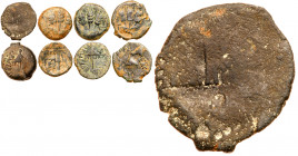 Judea. Herodian Dynasty. Agrippa I, 37-44 CE. Lot of 4 Prutah Coins