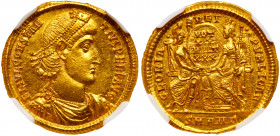 Constantius II Augustus, AD 337-361. Gold Solidus (4.49 gr)