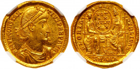 Constantius II Augustus, AD 337-361, Gold Solidus (4.44 gr)