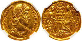 Constantius II Augustus, AD 337-361. Gold Solidus (4.51 g)