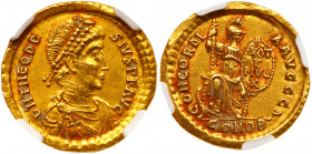 Theodosius I, AD 379-395. Gold Solidus (4.39 g)