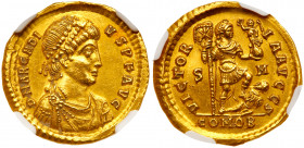 Arcadius, AD 383-408, Gold Solidus (4.46 g)