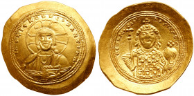 Constantine IX Monomachus. Gold Histamenon Nomisma (4.40 g), 1042-1055. EF