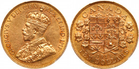 Canada. 10 Dollars, 1913. PCGS AU58