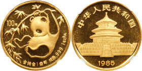 China. 100 Yuan, 1985. NGC MS69