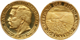 Germany. Gold Medal, 1930. PCGS SP64
