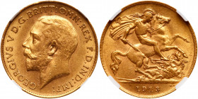 Great Britain. Half Sovereign, 1913. NGC MS61