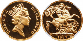 Great Britain. 2 Pounds, 1987. NGC PF69