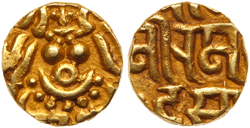 India: Delhi. Dinar, Nd. Fr-407. Sultan, Mohammad Bin Sam, 1193-1206. 4.18 grams...