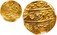 Iran. ¼ Mohur, AH1184 (1770). NGC MS61