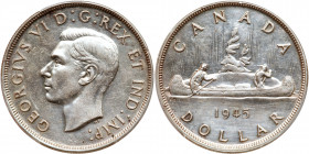 Canada. Dollar, 1945. PCGS AU