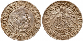 German States: Brandenburg. Groszy, 1535. PCGS AU58