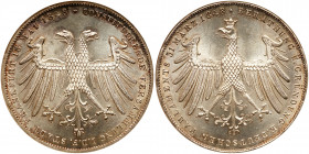 German States: Frankfurt am Main. 2 Gulden, 1848. NGC MS64