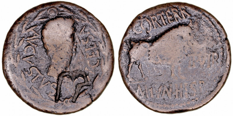 Monedas de la Hispania Antigua
Celse, Velilla del Ebro (Zaragoza)
As. AE. Rese...