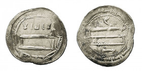 Monedas Árabes
Abasidas
Harun al Rashid
Dírhem. AR. Al Abbasiya. 172 H. 3.04g. Rara. (MBC-).