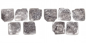 Monedas Árabes
Imperio Almohade
Dírhem. AR. Lote de 5 monedas. (BC).