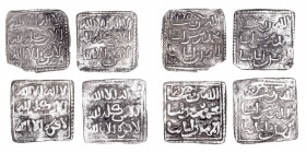 Monedas Árabes
Imperio Almohade
Dírhem. AR. Lote de 4 monedas. (BC).