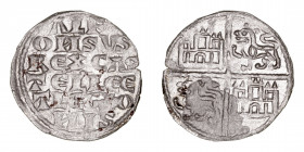 Monedas Medievales
Corona Castellano Leonesa
Alfonso X
Dinero Alfonsí. VE. Sin marca de ceca. (1264-1269). Ley. de seis líneas y cuartelado de cast...