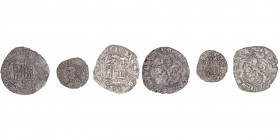 Monedas Medievales
Corona Castellano Leonesa
Lotes de Conjunto
Lote de 3 monedas. VE. Enrique III Blanca Sevilla y Juan II Blanca Burgos y Cornado ...