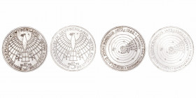 Monedas Extranjeras
Alemania
5 Marcos. AR. 1975 J. Lote de 2 monedas. 500th Anniversary Birth of Nicolaus Copernicus. KM.136. MBC+ a MBC-.