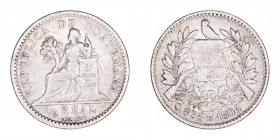 Monedas Extranjeras
Guatemala
1/2 Real. AR. 1894 H. 1.57g. KM.165. MBC-.