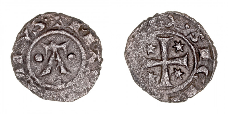 Monedas Extranjeras
Italia
Dinero. AE. Messina. Manfredo (1258-1266). 0.64g. S...