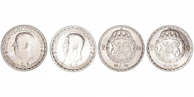 Monedas Extranjeras
Suecia Gustavo V
2 Kroner. AR. Lote de 2 monedas. 1947 y 1950. KM.815. EBC.