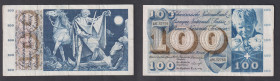 Billetes
Billetes Extranjeros
Suiza. 100 Francos. 21 Enero 1965. P.48e. Doblado en ocho partes. (MBC).