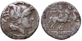 ROMANE REPUBBLICANE - ANONIME - Monete senza simboli (dopo 211 a.C.) - Sesterzio - Testa di Roma a d. /R I Dioscuri a cavallo verso d. B. 4; Cr. 44/7 ...