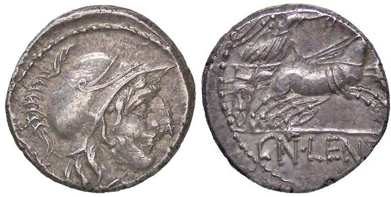 ROMANE REPUBBLICANE - CORNELIA - Cn. Cornelius Lentulus Clodianus (88 a.C.) - De...