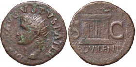 ROMANE IMPERIALI - Augusto (27 a.C.-14 d.C.) - Dupondio (Restituzione di Tiberio) - Testa radiata a s. /R Altare C. 228; RIC 81 (AE g. 10,2)
BB