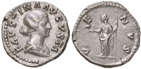 ROMANE IMPERIALI - Faustina II (moglie di M. Aurelio) - Denario - Busto drappeggiato a d. /R Venere stante a s. scettro (AG g. 3,36)
SPL