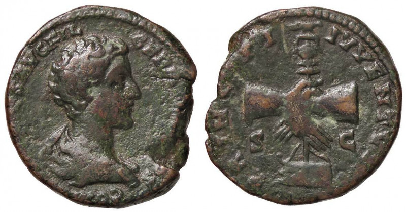 ROMANE IMPERIALI - Commodo (177-192) - Asse - Busto giovanile drappeggiato a d. ...