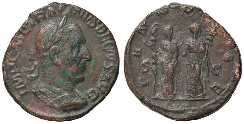 ROMANE IMPERIALI - Traiano Decio (249-251) - Sesterzio - Busto laureato e corazz...
