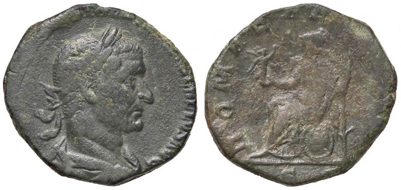 ROMANE IMPERIALI - Treboniano Gallo (251-253) - Sesterzio - Busto laureato e dra...