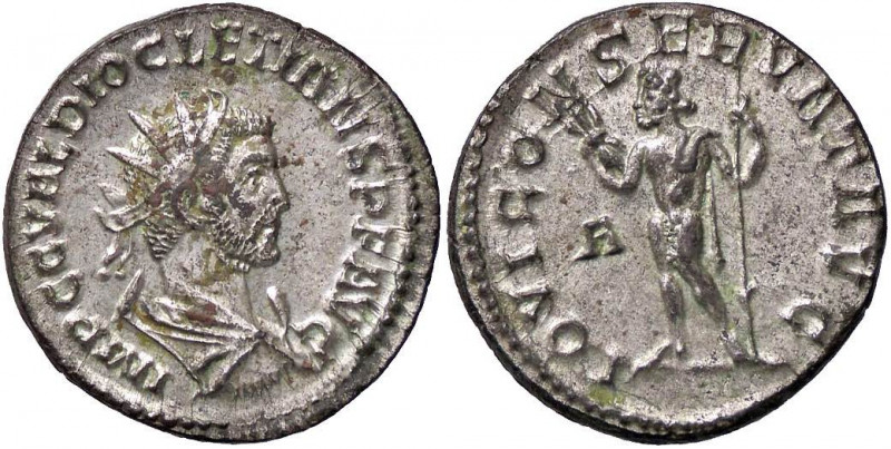 ROMANE IMPERIALI - Diocleziano (284-305) - Antoniniano - Busto radiato e corazza...