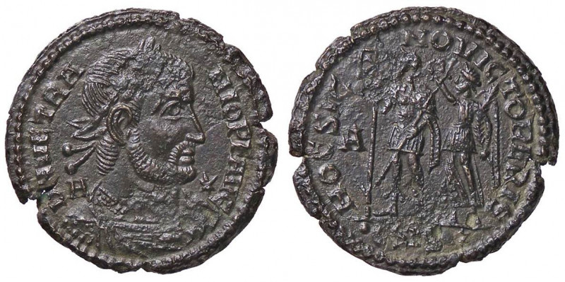 ROMANE IMPERIALI - Vetranio (350) - Maiorina (Siscia) - Busto diademato e drappe...