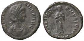 ROMANE IMPERIALI - Aelia Flaccilla (moglie di Teodosio) - AE 2 - Busto drappeggiato e diademato a d. /R La Salute stante a d. C. 6 (AE g. 5,35)
BB