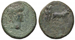 ROMANE PROVINCIALI - Tiberio (14-37) - AE 18 (Parium) - Testa a d. /R Due Sacerdoti conducono due buoi verso d. C. 195 (AE g. 4,65)
qBB
