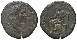 ROMANE PROVINCIALI - Macrino (217-218) - AE 26 (Nicopoli ad Istrum) - Busto laureato e corazzato a d. /R Zeus seduto a s. (AE g. 10,65)
qBB