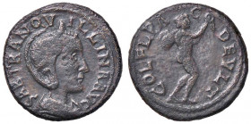 ROMANE PROVINCIALI - Tranquillina (moglie di Gordiano III) - AE 22 (Deultum - Tracia) - Busto diademato a d. /R Il satiro Marsia andante a d., la mano...