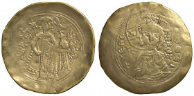 BIZANTINE - Manuele I (1143-1180) - Iperpero - Manuele stante di fronte con labaro e globo crucigero /R Busto giovanile di Cristo di fronte Ratto 2111...