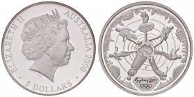 ESTERE - AUSTRALIA - Elisabetta II (1952) - 5 Dollari 2000 - Olimpiadi AG
FS