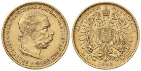 ESTERE - AUSTRIA - Francesco Giuseppe (1848-1916) - 20 Corone 1893 Kr. 2806 (AU g. 6,76)
BB-SPL