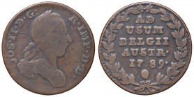 ESTERE - AUSTRIA-NEDERLAND - Giuseppe II d'Asburgo-Lorena (1780-1790) - 2 Liard 1789 Kr. 31 NC CU
MB-BB