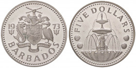 ESTERE - BARBADOS - Elisabetta II (1952) - 5 Dollari 1973 Kr. 16a AG
FS