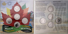 ESTERE - CANADA - Elisabetta II (1952) - Serie 2019 - Wild life NI 5 monete da 50 cents In confezione
FDC